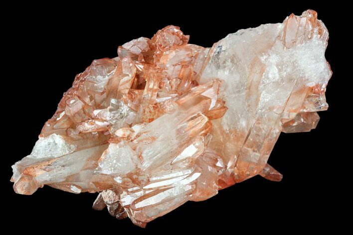 Natural, Red Quartz Crystal Cluster - Morocco #101480